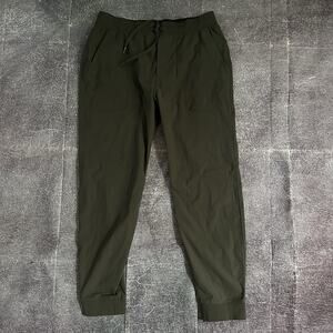 Men's Lululemon ABC Forest Green Chino Jogger Regular Casual Travel Pants Sz XL